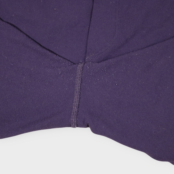 Rare Lululemon Exquisite Trouser CropShine Dot Black Grape W6E22S Wm Sz 8 2014 - Picture 11 of 11